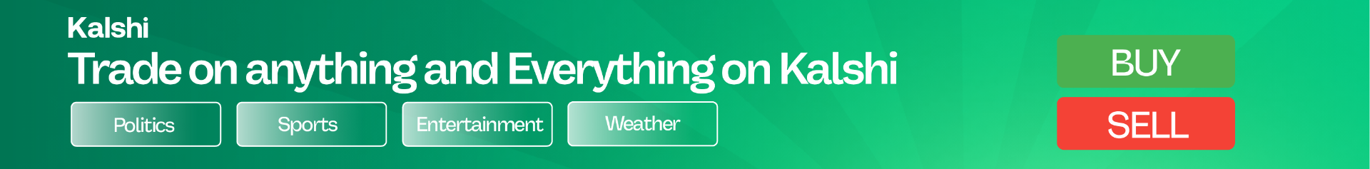 Kalshi — trade on anything. New traders get $10 with code WINPREDITCS.